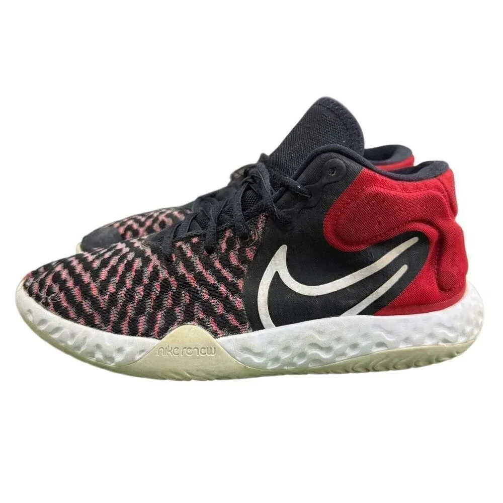 Nike Kevin Durant Basketball Shoes CT1425-002 Red Black Youth Sz 7